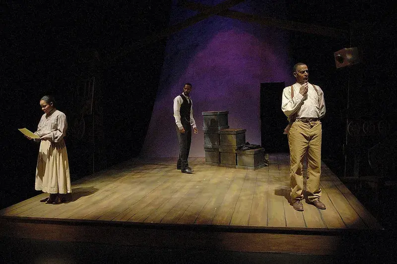 Sharisa Whatley, Ka'ramuu Kush and Antonio Fargas THE REAL MCCOY at St. Louis Black Rep.
