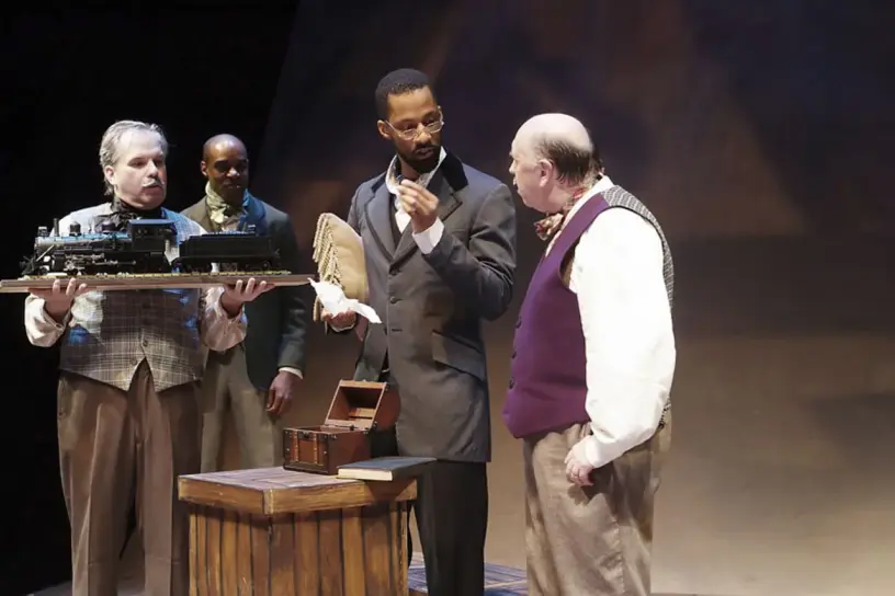The Cast of 'The Real McCoy at The Black Rep. Photo credit: Stewart Goldstein.