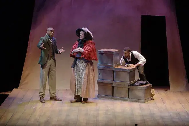 Cast of 'The Real McCoy at The Black Rep. Photo credit: Stewart Goldstein. 1