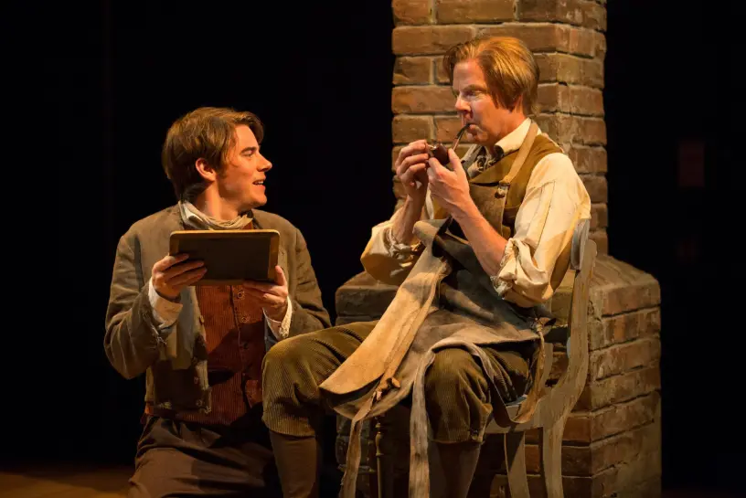 Jeff Lillico & Oliver Dennis in Soulpepper's Great Expectations. Photo by Cylla Von Tiedemann