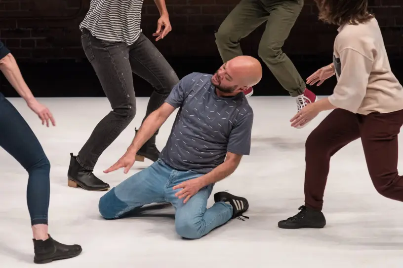 Philip Nozuka, Jennifer Dahl, Liz Peterson, Danielle Baskerville, Robert Abubo; Photo by Alejandro Santiago 1