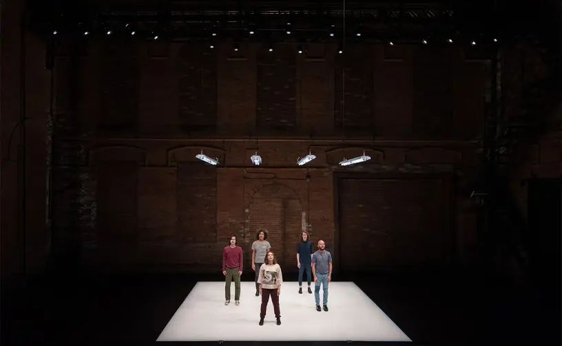Philip Nozuka, Jennifer Dahl, Liz Peterson, Danielle Baskerville, Robert Abubo; Photo by Alejandro Santiago 3