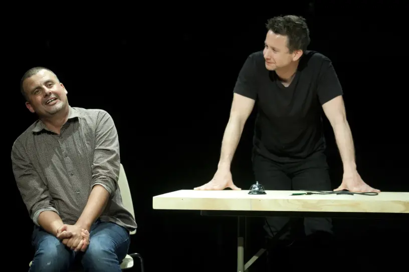 Marcus Youssef & James Long. Photo: Pavel Antonov