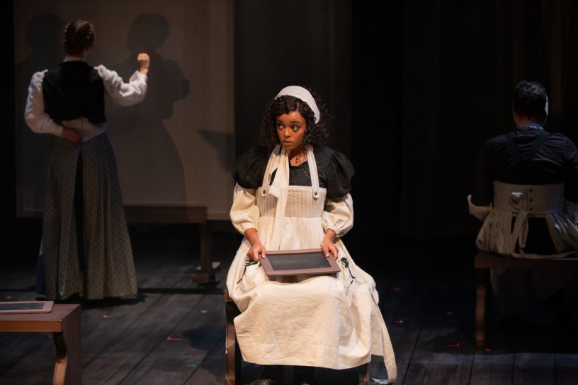 Gianna Vacirca, Helen Belay; Set by Anahita Dehbonehie; Costumes by Judith Bowden; Lighting by Bonnie Beecher; Photo by Nanc Price