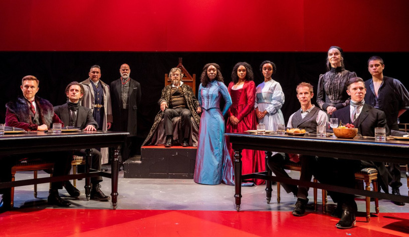 Philip Riccio, Jordan Pettle, Sheldon Elter, Oliver Dennis, Tom MacCamus, Virgilia Griffith, Vanessa Sears, Helen Belay, Jonathon Young, Nancy Palk, Damien Atkins, Breton Lalam; Costumes by Judith Bowden; Set by Ken MacKenzie; Lighting by Kimberly Purtell; Photo by Dahlia Katz