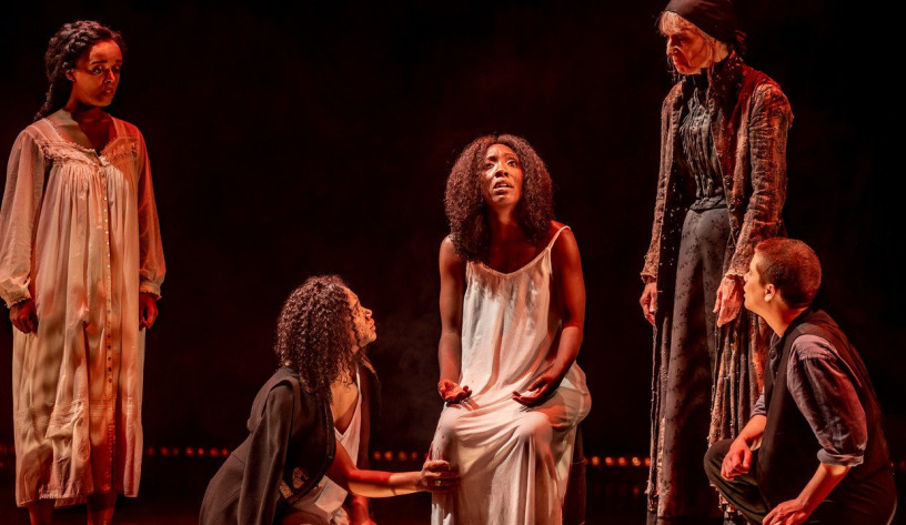Helen Belay, Vanessa Sears, Virgilia Griffith, Nancy Palk, Breton Lalama; Costumes by Judith Bowden; Set by Ken MacKenzie; Lighting by Kimberly Purtell; Photo by Dahlia Katz