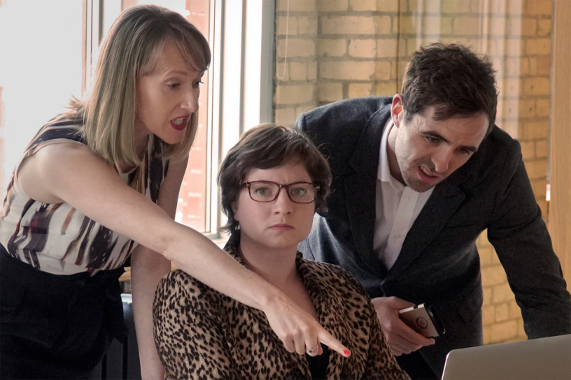 Jamie Cavanagh, Cass Van Wyck, Breanna Dillon; Costume and Set by Alexandra Lord; Photo by Steven McLellan 3