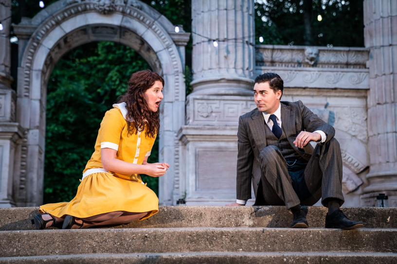 Sarah Gibbons, Alex Furber; Directed by Helen Juvonen; Production Design by Simon Flint; Photo by Raph Nogal Photography (The Guild Theatre Festival)