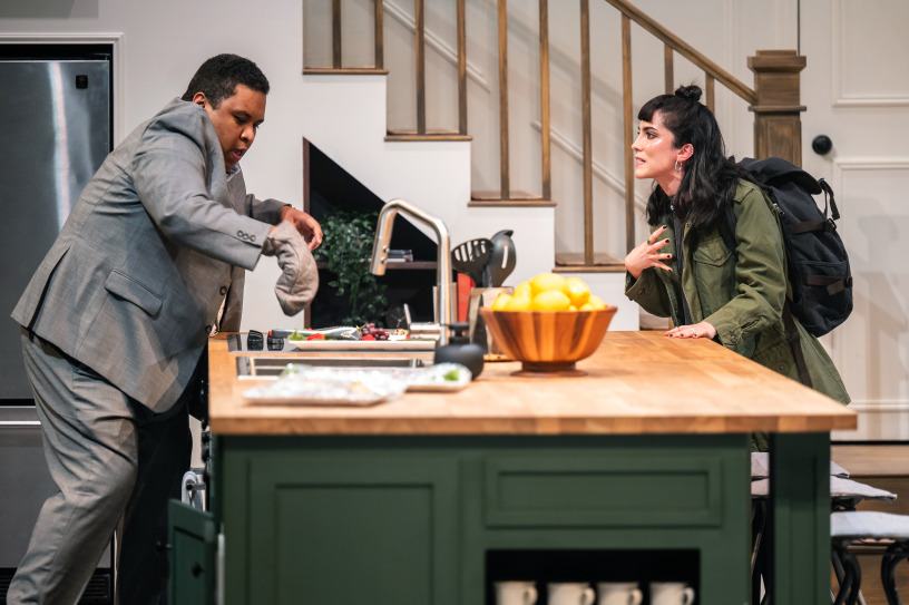 Peter Fernandes, Veronica Hortiguela; Set by Ken Mackenzie and Sim Suzer; Costume by Laura Delchiaro; Lighting by Christian Horoszczak; Photo by Dahlia Katz