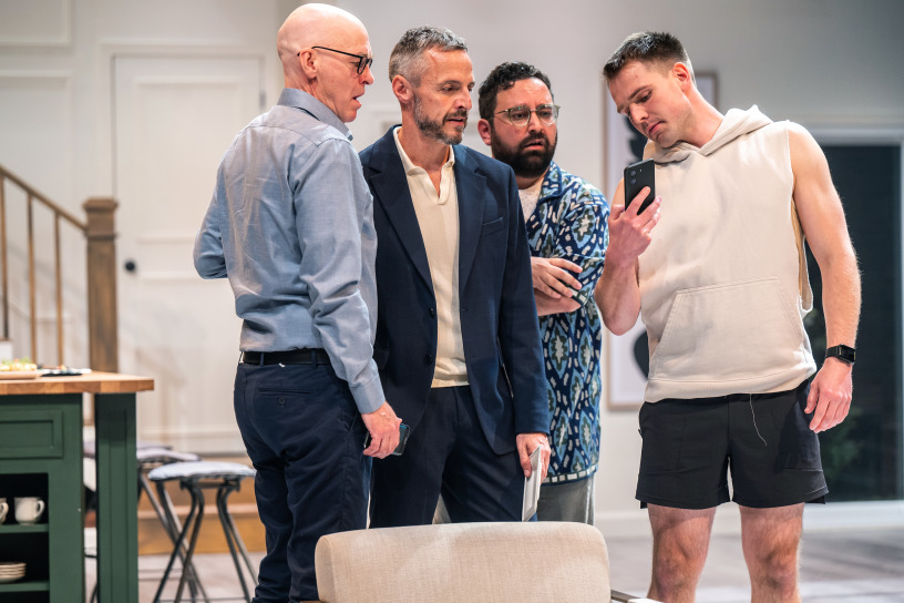 Steven Sutcliffe, Sergio di Zio, Izad Etemadi, Gregory Waters; Set by Ken Mackenzie and Sim Suzer; Costume by Laura Delchiaro; Lighting by Christian Horoszczak; Photo by Dahlia Katz