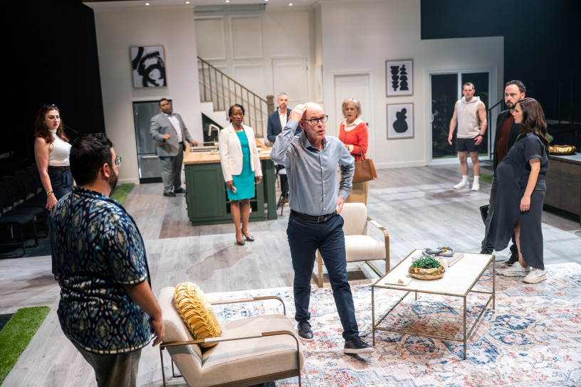 Izad Etemadi, Aurora Browne, Peter Fernandes, Sophia Walker, Sergio di Zio, Steven Sutcliffe, Fiona Reid, Gregory Waters, Gregory Prest, Amy Matysio; Set by Ken Mackenzie and Sim Suzer; Costume by Laura Delchiaro; Lighting by Christian Horoszczak; Photo by Dahlia Katz