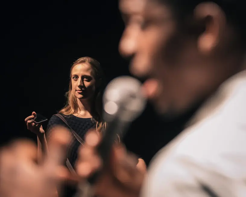 Ellie Moon & Jaa Smith-Johnson. Photo: Jeremy Mimnagh