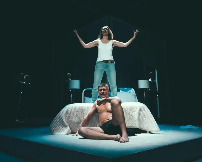 Diane Flacks, Geordie Johnson; Photo by Jeremy Mimnagh 1