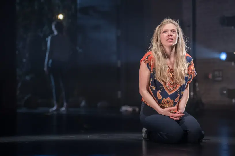 Kelly McNamee & Liisa Repo-Martell in The Boy in the Moon at Crow's Theatre, Photo: Dahlia Katz