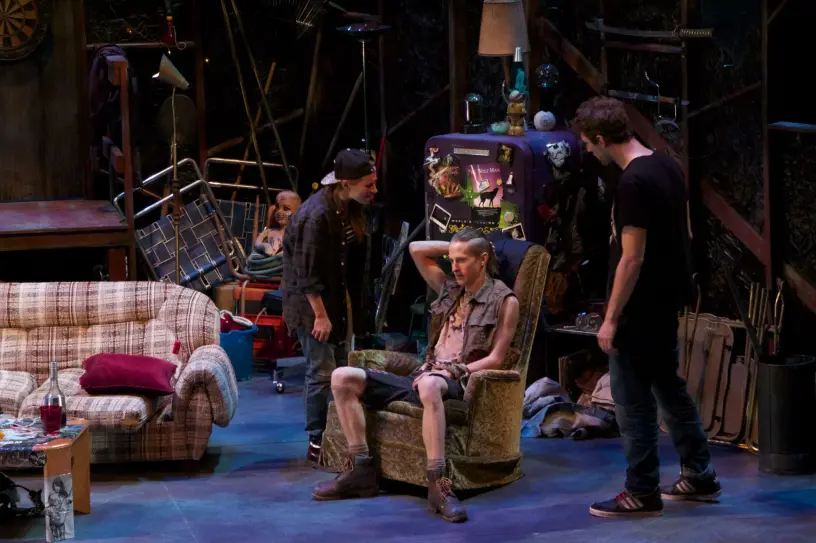 Eliza Benzer, Geoffrey Simon Brown and Joe Perry in Alberta Theatre Projects 'The Circle', Photos by Matt Hall 3