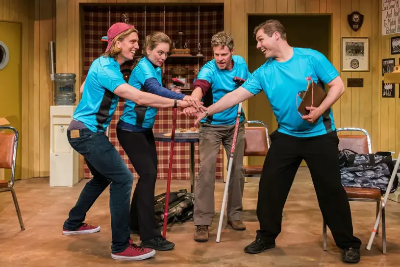 Bruce Davies, James Hawksley, Daniela Vlaskalic, Adrian Shepherd-Gawinski; Set by Eric Bunnell; Lighting by Wendy Lundgren; Costumes by Alex Amini; Photo by Melissa Mckay 3