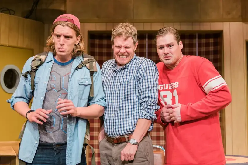 Bruce Davies, James Hawksley, Daniela Vlaskalic, Adrian Shepherd-Gawinski; Set by Eric Bunnell; Lighting by Wendy Lundgren; Costumes by Alex Amini; Photo by Melissa Mckay 2