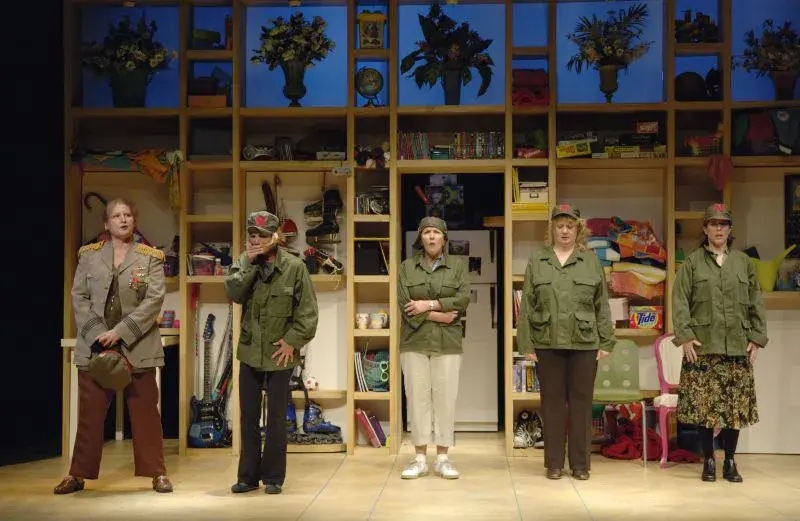 Barbara Pollard, Susinn McFarlen, Jill Daum, Alison Kelly, Deborah Williams; Photo by David Cooper