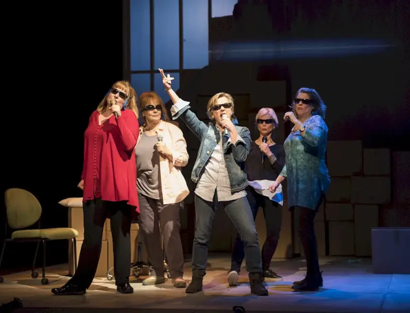 Deborah Williams, Barbara Pollard, Robin Nicol, Jill Daum, Alison Kelly; Photo by Emily Cooper