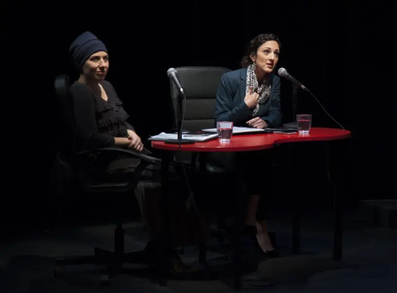 Niki Landau & Bahareh Yaraghi. Photo by: John Lauener.