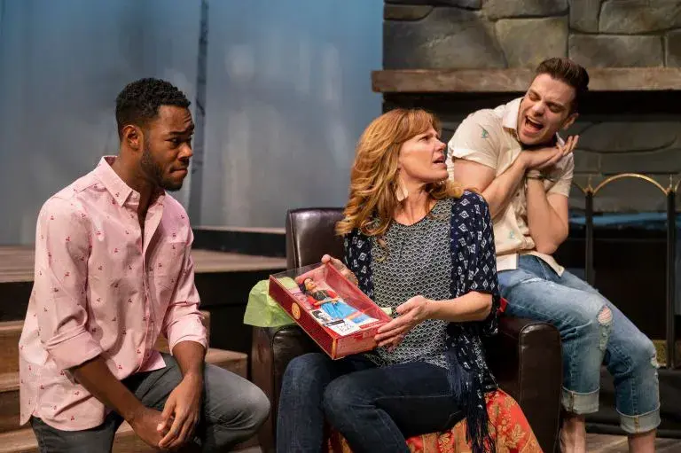 Cameron Grant, Chantal Perron, Mathew Hulshof; Photo by Marc J Chalifoux