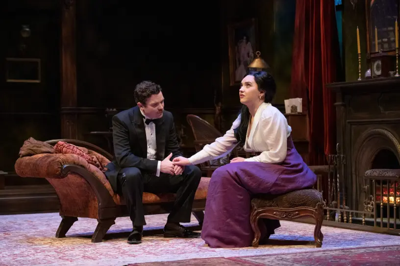 Julie Lumsden, André Morin; Directed by Kelli Fox; Set and Costumes by Judith Bowden; Lighting by Kimberley Purtell;Sound and Composition by Gilles Zolty; Stage Managed by Amy Jewell and Leigh McClymont; Photo by David Cooper 3